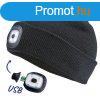 Cerva Kttt sapka LED lmpval DEEL LED - Fekete
