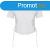 TriDri Ni crop top hzott oldals rszletekkel - Fehr | M