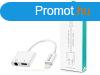 Devia lightning + 3.5 mm jack adapter egyidben trtn tlt