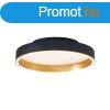 Design mennyezeti lmpa fekete arannyal 40 cm LED-del, 3 fok
