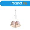 NANCY III fgglmpa fehr/piros 230V LED E14 3x11W