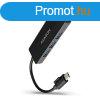 AXAGON HUE-G1C, 4x USB 3.2 Gen 1 SLIM hub, kbel Type-C 14cm