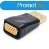 Kbel CABLEXPERT red. Displayport - VGA, M/F, fekete