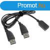 Kbel CABLEXPERT USB A-A 1m 2.0 hosszabbt DULN - extra c