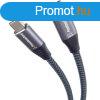 PremiumCord Kabel USB-C fi - USB-C fi, alumnium csatlakoz