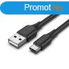Vention USB-A 2.0/M -> USB-C/M, 1,5m, (3A,fehr), kbel