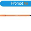 Rostirn, filctoll 1mm, M STABILO Pen 68 halvny narancssrg