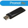 USB drive 16GB, USB 2.0, VERBATIM "Slider", fekete