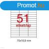 Etikett A1294 70 x 16,9 mm 100 v Apli