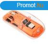 Manhattan Rechargeable Wireless USB Mouse Transparent/Orange