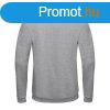 B&C kereknyak frfi pulver O46, Heather Grey-L