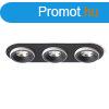 SHARM R III sllyesztett lmpa fekete/fehr 230V LED 3x10W 2
