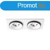 SHARM SQ II sllyesztett lmpa fehr/fekete 230V LED 2x10W 2