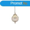 Art Deco fgglmpa kristllyal s arannyal 35 cm - Kasbah