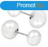 JwL Luxury Pearls Ezst ktoldalas flbeval fehr igazgyng