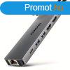 AXAGON HMC-7HX2, USB 5Gbps hub, 2x USB-A, USB-C, 2x HDMI 4k/