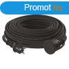 EMOS P01830, Hosszabbt 30 m / 1 aljzat / fekete / gumi-neo