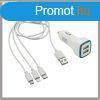 Dupla USB Auts Tlt + 3 az 1-ben Tltkbel ? Micro USB, U