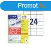 Etikett cmke, 70x37mm, univerzlis, 65 lap, 24 cmke/lap Av