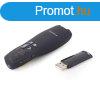 Gembird WP-L-12 Wireless Presenter Red Laser Black