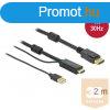 DELOCK kbel HDMI to Displayport 4K 30Hz, 2m