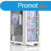 Zalman Z10 Duo RGB Tempered Glass White