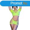 CHILIROSE - rzki zld top s short szett S/M mretben