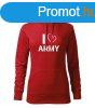 DRAGOWA kapucnis ni pulver I love army, piros 320g / m2