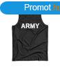 DRAGOWA frfi ujjatlan trik ARMY, fekete 160g/m2