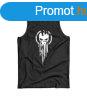 DRAGOWA frfi ujjatlan trik Skull, fekete 160g/m2