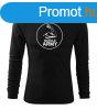 DRAGOWA Fit-T hossz ujj pl muscle army biceps, fekete 16