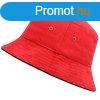 Myrtle Beach (Daiber) Pamut kalap MB012 - Piros / fekete | L