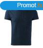 MALFINI Frfi gallros pl Cotton - Tengerszkk | S