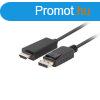 LANBERG Cable DisplayPort M v1.1->HDMI M 1.8m black