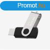 HIKSEMI Pendrive 8GB M200S "Rotary" USB 2.0, Szrk