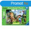 Puzzle 100 db - Minecraft Steve s Alex