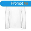 B&C EXACT 150 unisex hossz ujj pl B03E, White-3XL