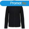 Uniszex cipzras mikropolr pulver, Kariban KA9102, Black-4