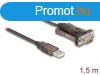 DeLock USB-A 2.0 to RS-232 D-Sub 9 cable male/male 1,5 m Bla