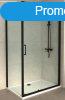 Oldalfal COPEN ATLAS BLACK 700x1950 mm stttett vztiszta 