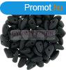 Czech Mates Prong - Opaque Matte Black - 3x6mm