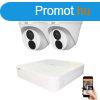 Uniview 2 dome kamers IP kamera rendszer 4MP