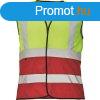 Cerva Fmyvisszaver mellny LYNX DUO - Srga / piros | 3XL