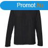 Just Cool Hossz ujj frfi sportpl Cool T - Fekete | 2XL