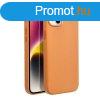 Leather Mag Cover IPHONE 14 PLUS narancssrga
