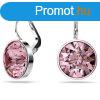 Swarovski Jellegzetes flbeval rzsaszn kristllyal Bella 