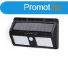 Fekete LED napelemes fali lmpa - 211608