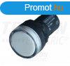 LED-es jelzlmpa, fehr 230V AC/DC, d=22mm