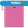 Notesz Pannon A5 fehr lapokkal bullet fuchsia Dayliner