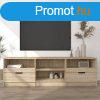 Sonoma-tlgyszn szerelt fa fali TV-szekrny 150x33,5x45 cm